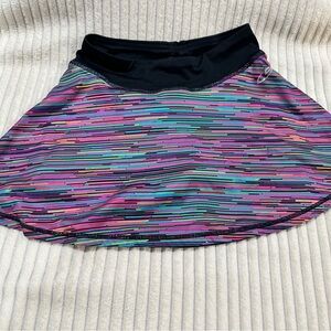 Champion Black and Multicolor Tennis Skirt